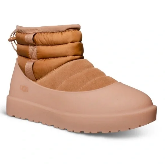 UGG Classic Mini Pull-On waterproof Suede Sheepskin Boots Size11